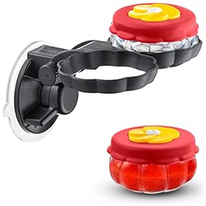 Handheld Small Glass Hummingbird Feeders (Set of 2) with Window Suction Mount Base – Window/Handheld or Tabletop Mini Hummingbird Feeders for Outdoors