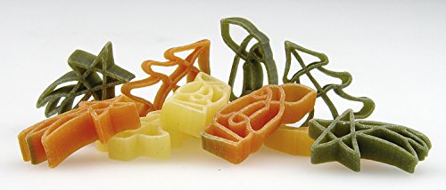Bull & Bear Pasta kleurrijke kerstpasta, kerstman, dennenboom, ster 250 g, motiefnoedels handgemaakt, in set met Sugo… - Image 5
