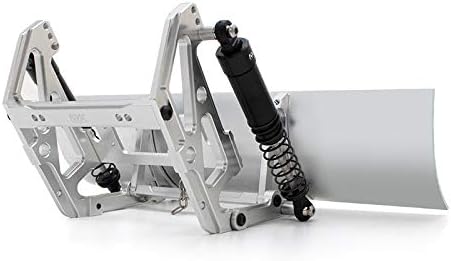 KYX Racing Aluminum Alloy Universal Snow Shovel Snow Plow Blade Kit for 1/10 RC Crawler Car Axial SCX10 90046 TRX-4 TRX4