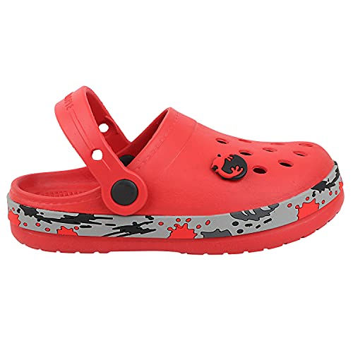 Image of URJO Splash Kid's Clogs /Sandals with Adjustable Back Strap Ultra Soft & Flexibility Anti Skid Comfortable Waterproof Daily Mules Clogs /Sandals Boy's & Girl's