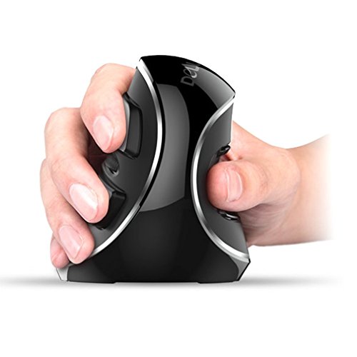 Preisvergleich Produktbild M618 Plus Kabellose vertikale Maus Ergonomische kabellose Maus Gaming-MausSchwarz