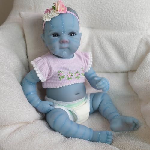 Anano Muñeco Realista Bebé Recién Nacido 18' - Bebé Reborn De Silicone Cuerpo Suave, Hecho A Mano. Regalo Ideal Muñeca Infantil Realista para Niñas Y Niños Mayores De 3 Años