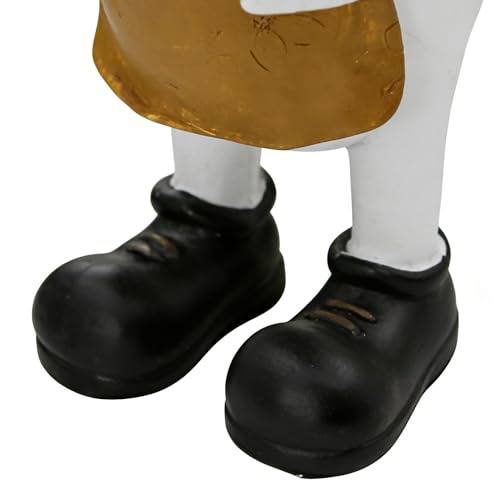 Statue de canard pour jardin résistant aux intempéries en résine durable pour extérieur
