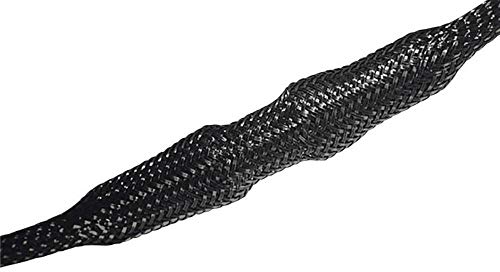 Hellermanntyton Hegp20 170-12000 Hegp20-Pet-Bk - Tubo Intrecciato In Poliestere, 14 Fino A 26 Mm, 50 M