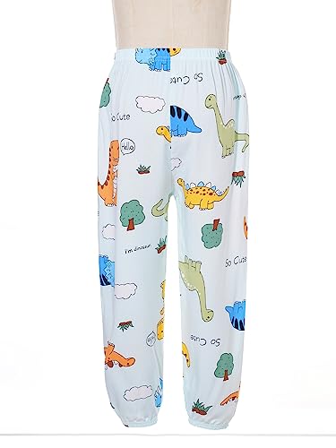 YiZYiF Kids Boys Loose Hippie Pants Print Dinosaur Harem Pants Baggy Trousers Sport Yoga Dance Pilates Bottoms Trousers4