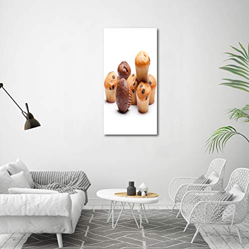 Tableaux pour la mur en verre acrylique Tulup 60x120 cm de couleur brun
