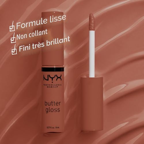 NYX Professional Makeup Butter Gloss Repulpant Non Collant Bit of Honey