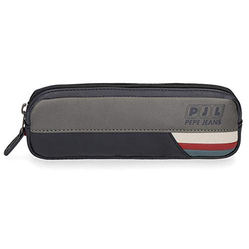 Preisvergleich Produktbild Pepe Jeans Eighties Federmäppchen Blau 22x7x3 cms Synthetisches Leder