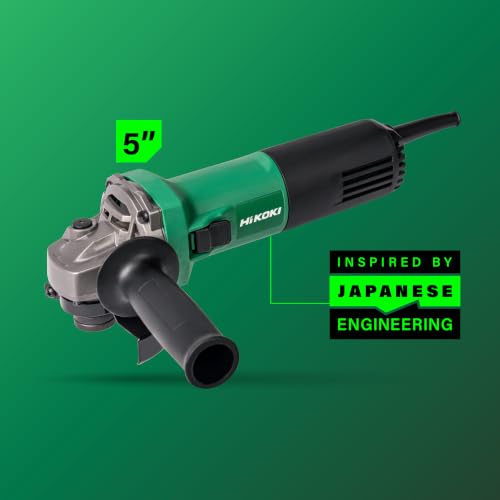 Image of HIKOKI G13MGAS9Z 125 mm Ac Angle Grinder | 880W Powerful Motor | 11000Rpm | Compact And Light Weight