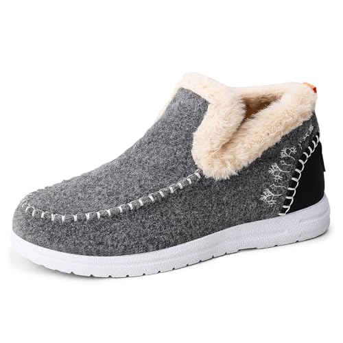 EGGDK Women's Winter Ankle Boots