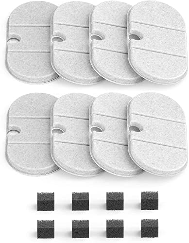PETLIBRO Filtres de Rechange pour Fontaine à Eau Capsule Cat - Lot de 8 filtres pour Fontaine à Eau Ultra silencieuse - Deux Modes de débit - Distributeur d'eau Visible pour Chien Cover