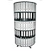 Produktbild reef R2100B5 Ordnersäule 100 cm durchmesser, 5 Etagen gesamtdrehbar, grau
