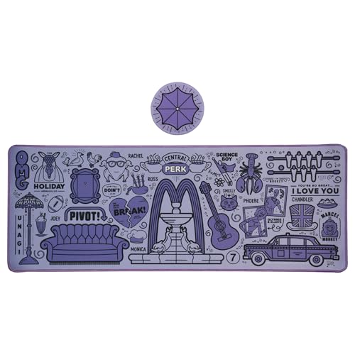 Coffret cadeau Friends sous-main et dessous de verre pour anniversaire de fan