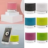Bluetooth Speaker Portable Bluetooth Speakers Small Wireless Speaker with LED Lights Mini Shower Travel Speaker Enhanced Bass Multicolor Loud Bluetooth Speakers for Home Sports