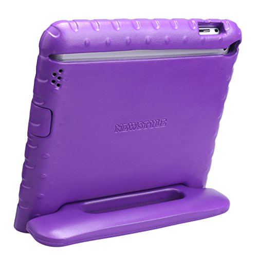 Newstyle Apple Ipad 2 3 4 Shockproof Case Light Weight Kids Case Super Protection Cover Handle Stand Case For Kids Children For Apple Ipad 4, Ipad 3 & Ipad 2 2Nd 3Rd 4Th Generation (Purple) #TOP1