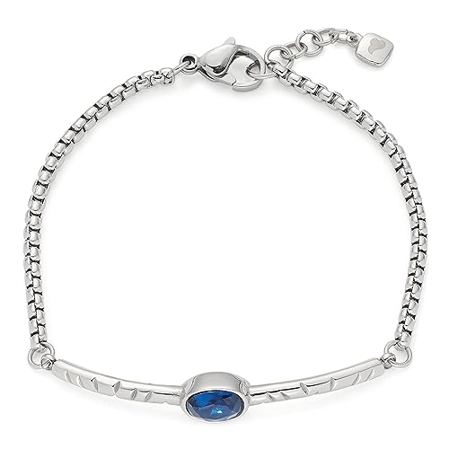 JEWELS BY LEONARDO Bracciale Salvina, 018297, Eine Grösse, Acciaio inossidabile, Senza Gemme