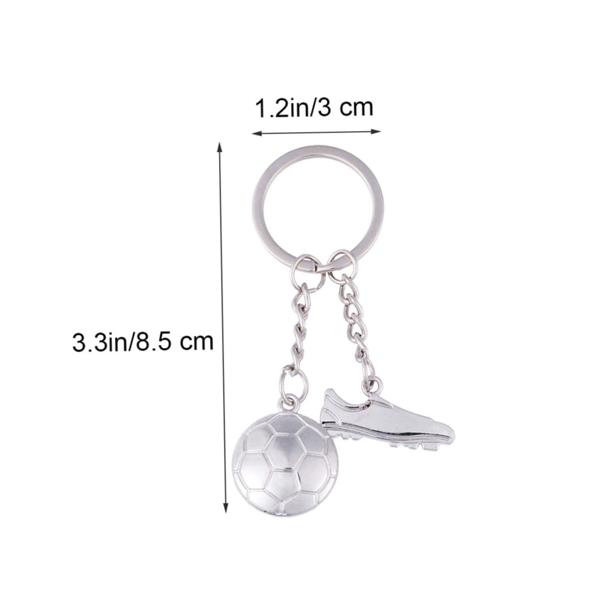 Alipis Soccer Player Souvenir Quality Keychain Football Keyring Decorative Athlete Present Men's Soccer Charm