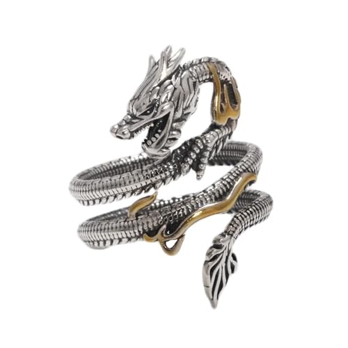 Bague dragon ajustable homme pour résoudre le problème de taille