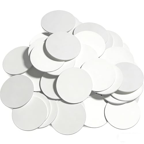 NFC Sticker 50 Unidades NTAG215, Etiqueta RFID Programable con Chip NFC, PVC Impermeable Adhesivo, para Pegar en Mesas Paredes Coches