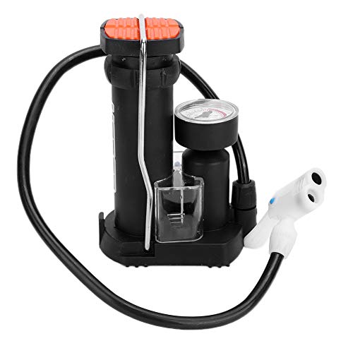 Tragbare Hochdruck-Mini-Fußpumpe, Fahrrad Mountain Electric Road Fahrrad Fußpumpe Fahrrad Luftpumpe für Fahrrad Mountainbike