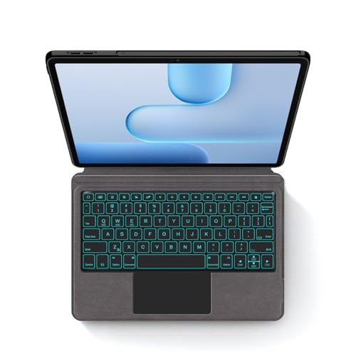 Keyboard Case for Honor Pad Pro 10 / X10 /X9 /X8 11.5”, Honor Pad 10 12.1” (Black,Honor Pad X8 Pro 11.5 Inch 2024,Backlit Touchpad)