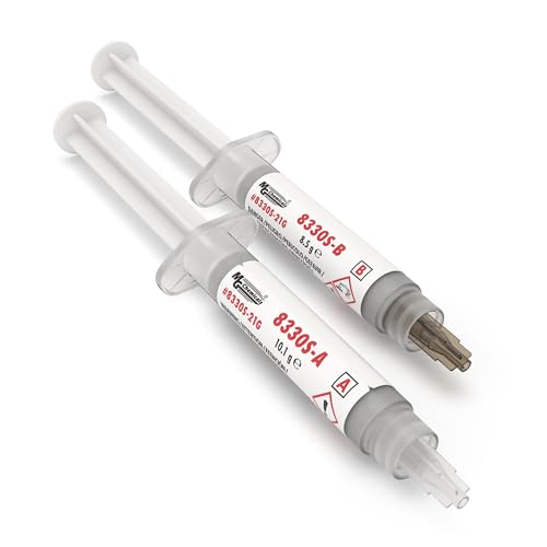 Image of MG Chemicals 8330S Silver Epoxy Adhesive, Extreme Conductivity, 4 hr. Working time, 21 g, 2 Dispeners (8330S-21G)