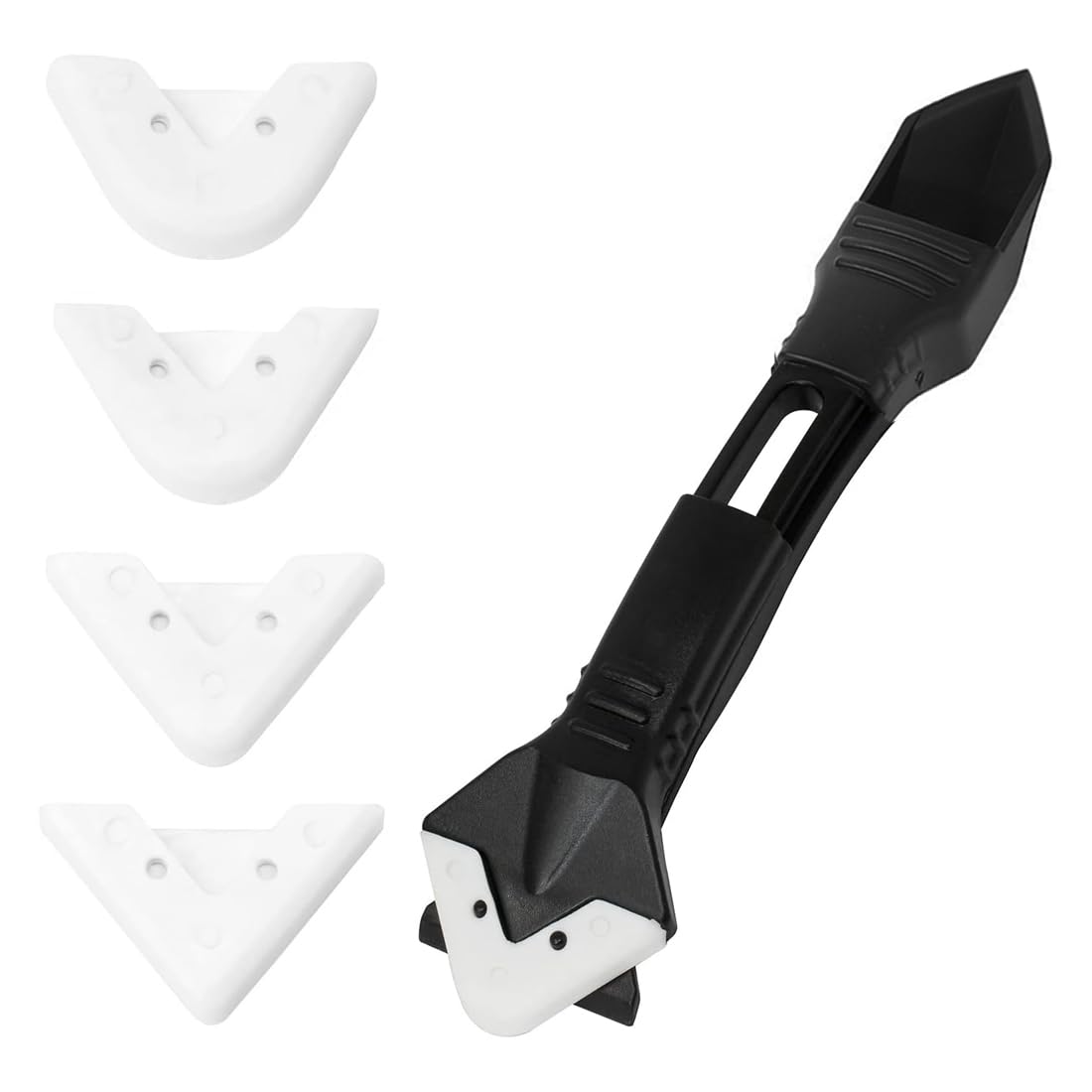 Spatola per Silicone Professionale Set Completo 5 Misure Giunti Apri cartucce