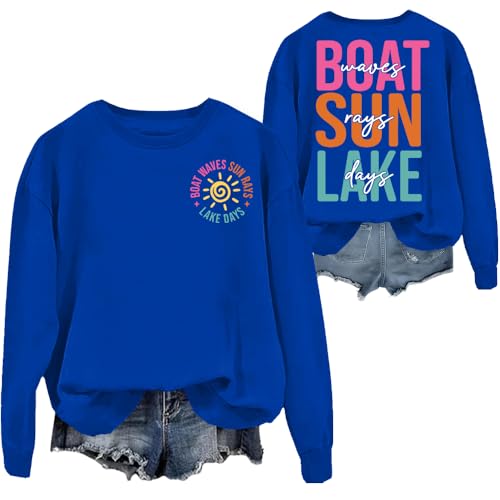 Boat Waves Sun Rays Lake Days Sweatshirt Boat Waves Sun Rays Lake Days Shirt