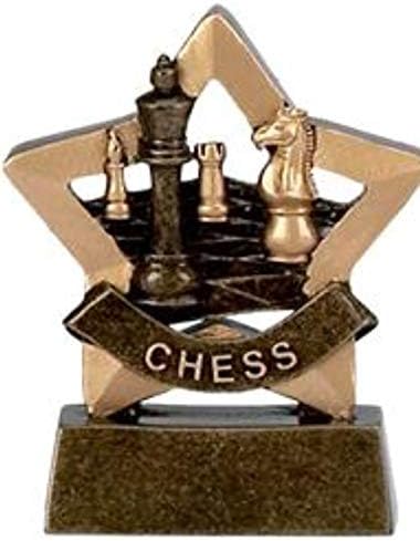 Small Chess Sports Award, Trophy with FREE engraving Size: 3.25 Inch (8cm)