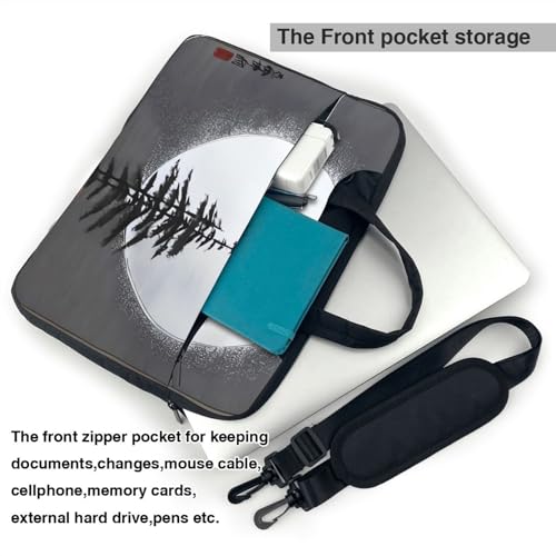 Sac à bandoulière pour ordinateur portable antichoc protégeant contre les rayures lune