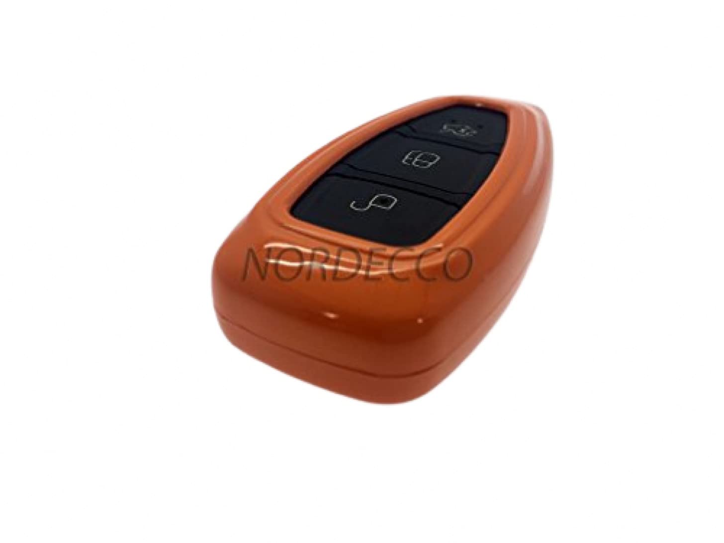 100% high quality ABS plastica dura portachiavi lucido protettiva custodia per Ford S-Max/B/C- max max/Focus/Mondeo/Kuga/Fiesta Fusion ST 3 Button Remote KEYLESS Smart Key Fob (blu