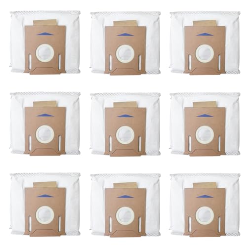 YUYUEMI �����p�_�X�g�o�b�O Ecovacs T8 MAX�AT8 AIVI�AT8 Power�AT9 PRO���{�b�g�|���@�s�D�z�N���[�j���O�_�X�g�o�b�O�A�N�Z�T���[(9��)