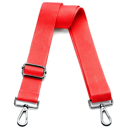 Image of Wide Purse Strap Replacement Crossbody Canvas Shoulder Bag, Universal Adjustable Straps for Bags(55 inchLong)