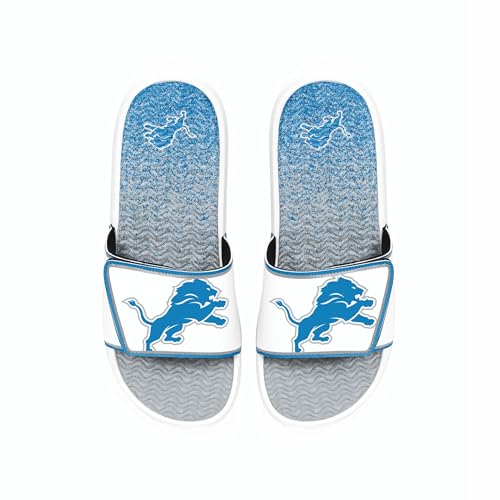 Image of FOCO mens Nfl Primary Team Logo Gradient Gel Slide Sandals