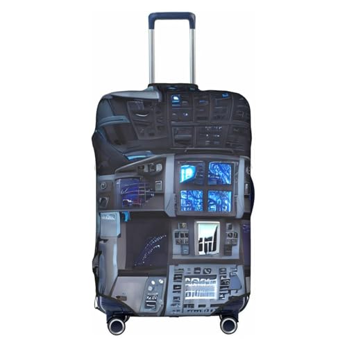 Cabin Of The Future Suitcase Cover Luggage Protective Case High Elasticity Material For Travelers