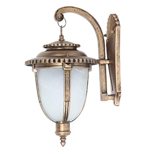 Lampe murale extérieure rétro IP54 et vintage en aluminium pour terrasse