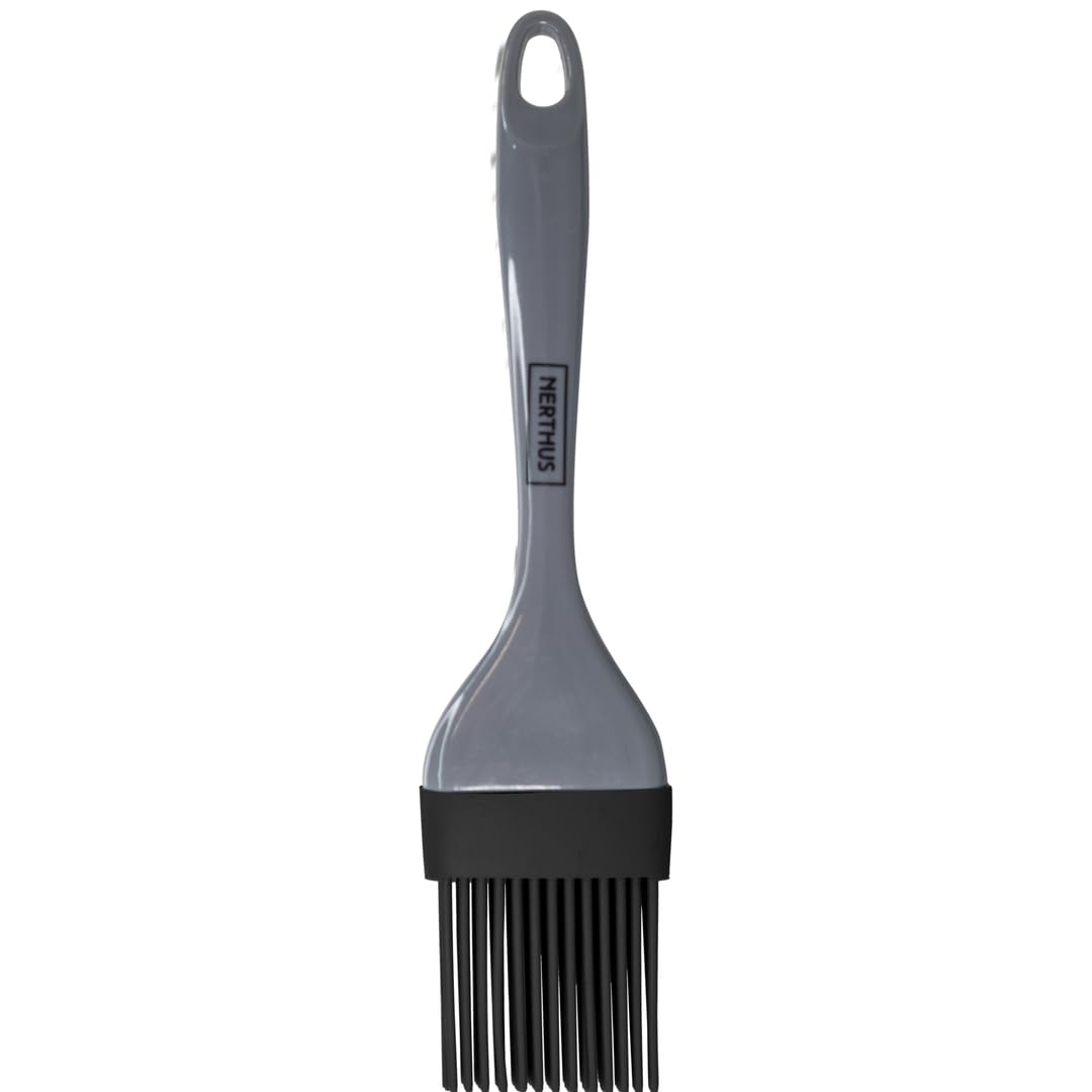 NERTHUS FIH 1668 Piastra Cucina con Pinze e Pennello Induzione Gas Vetroceramica Cucinare con Olio Uniforme