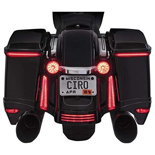 CIRO Bag Blades Low Profile LED Lights '14-up w/o Controller, Amber 40009