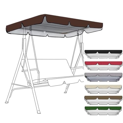 Capota para columpio de patio impermeable que soluciona el desgaste por sol y lluvia 2