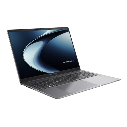 Image of ASUS ExpertBook P3 16 inch Business Laptop, AMD Ryzen AI5 330 PProcessor, 16GB RAM, 512GB SSD, WiFi 7, Windows 11 Pro, Misty Grey, PM3606CKA-XS54