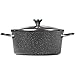 Starfrit 7.2 quart Stock Pot with Lid, Black