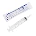 5 Pack 20ml Plastic Syringe, Large Syringes Tools for Liquid, Sterile and Individually Sealed for Measuring, Watering, Refilling, Feeding Pets, Scientific Labs,Industrial Chemistry， Oil or Glue Applicator