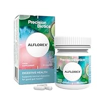 Alflorex Probiotikum für Darmgesundheit & Darmflora - Bifidobacterium longum 35624 (klinisch geprüft) + Calcium - 30 vegane Kapseln - 1x täglich - keine Kühlung nötig