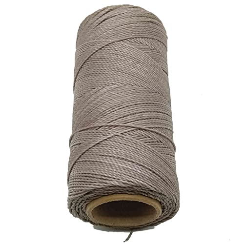 Linhasita Waxed Thread 100 g / 170 m Polyester 1 mm Thick Macrame, 30 Colours grey - Image 2