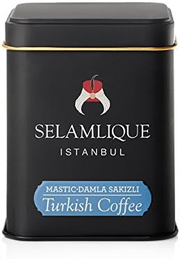 Selamlique Istanbul Turkish Coffee (4.40oz) Ultra Fine Ground (Mastic)