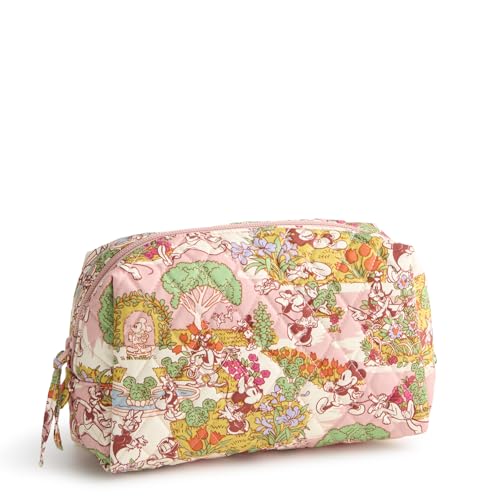 Vera Bradley Premium Cotton Disney Medium Cosmetic Makeup Bag