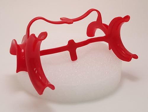 PlasdentEX-9006-L Disposable Cheek Retractors Size Large Red in Color 10/pk