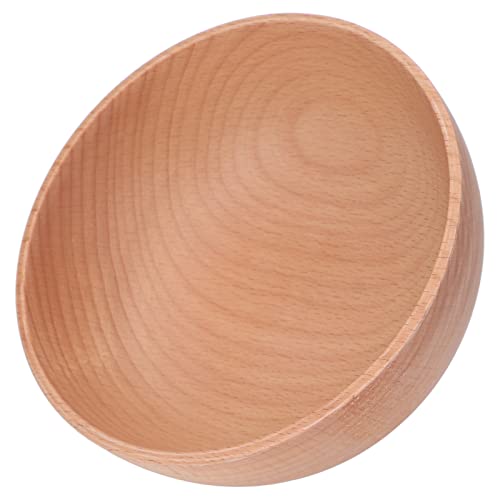 Scodella in legno, Ciotola Rotonda In Legno Ciotola In Legno Di Faggio Per Uso Domestico Per Servire Insalata, Di Frutta, Snack, Pasta Di Riso, Cereali