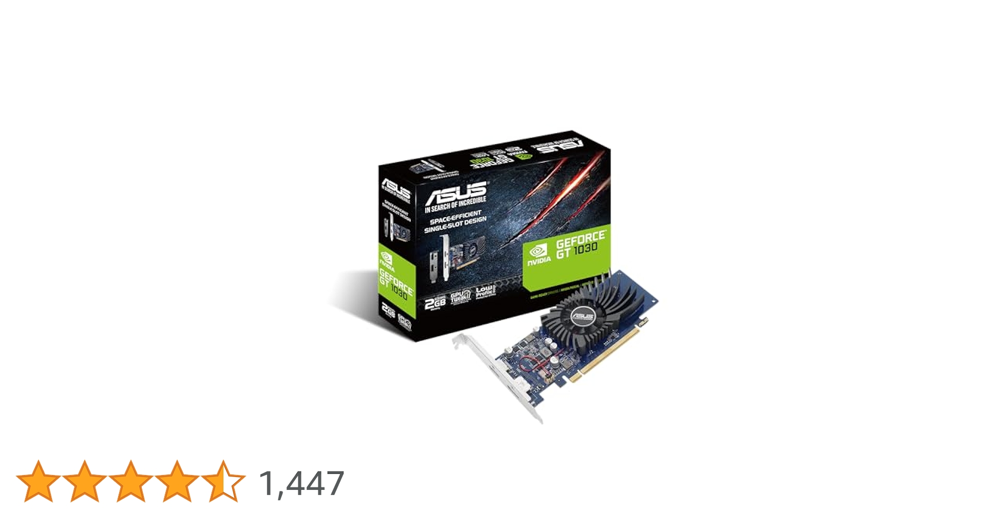 ASUS GEFORCE GT1030 2GB グラフィックボード GT1030-SL-2G-BRK｜Graphics Cards｜ASUS United Kingdom