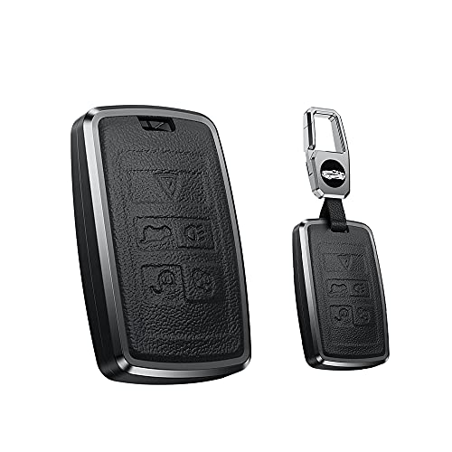 Coque de clé Land Rover anti-choc en alliage noir pour protéger votre télécommande Range Rover